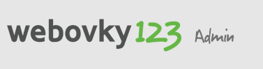 Logo Webovky123 Admin 1.0