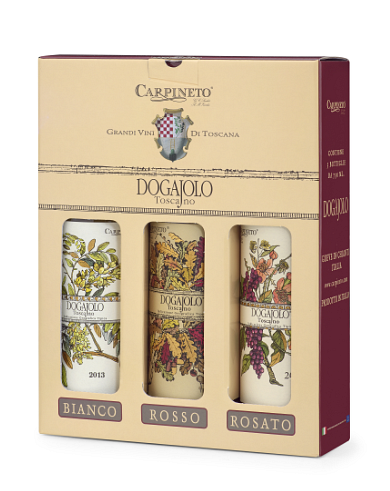 Carpineto Dogajolo Baby Trio Pack Gift Box 3x0,75 l