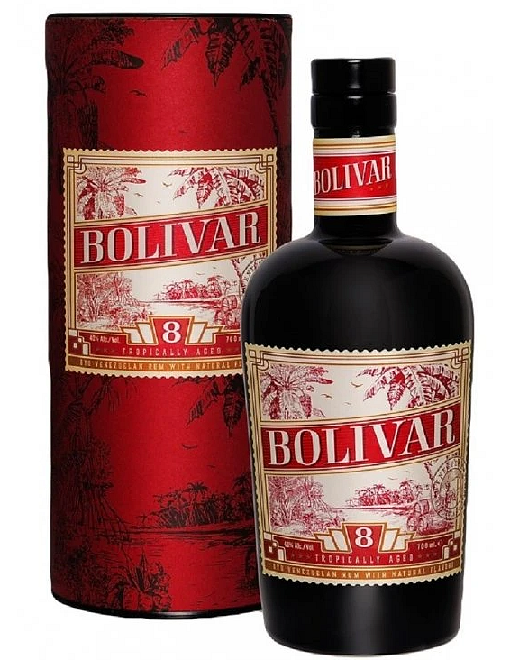 Bolivar 8 YO Rum  0,7l 40% Gift Box